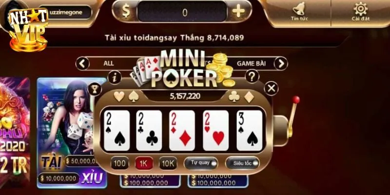 Lưu ý khi chơi Mini Poker